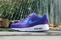 nike air max 90 gs cuir de porc serie violet bleu ciel